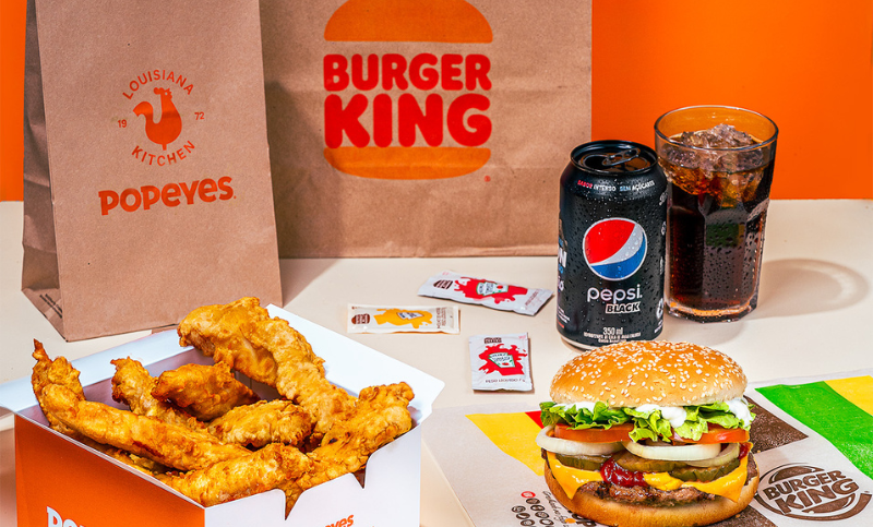 Burger King e Popeyes se unem no Dia da Amizade