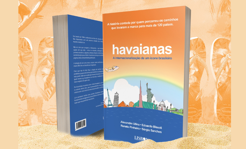 Havaianas transforma sua história de internacionalização em livro