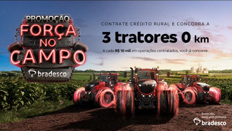 Bradesco apresenta quarta edição da promoção 'Força no Campo'