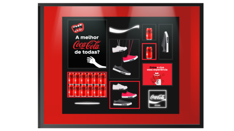 Coca-Cola Company e Coca-Cola Shoes invadem vitrines de lojas de calçados