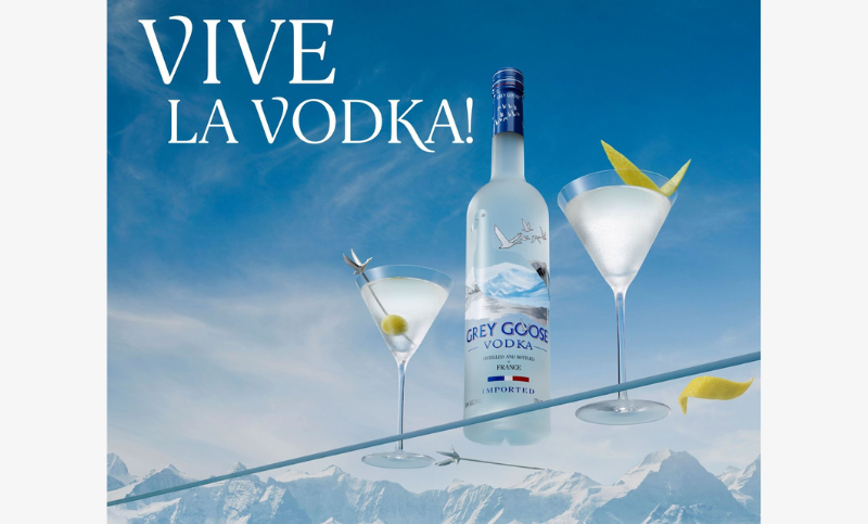 Vodka Grey Goose lança campanha global