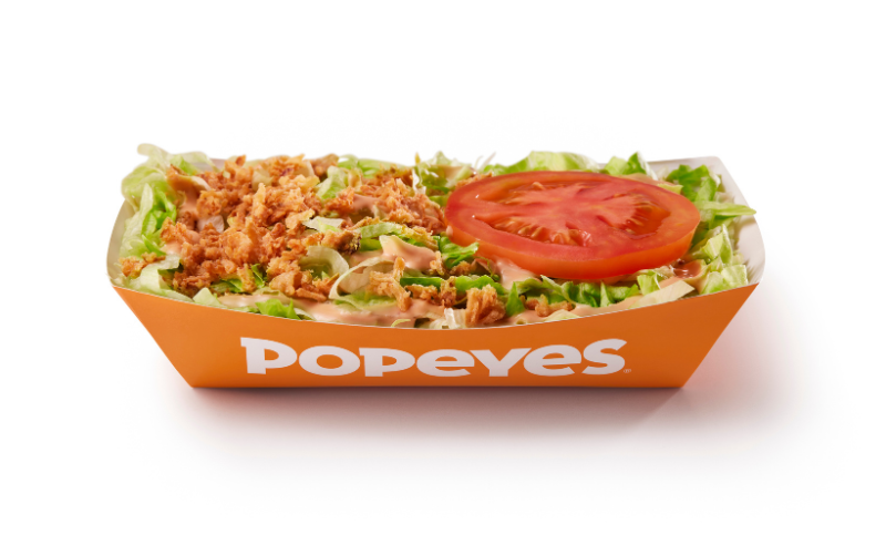 Popeyes lança refeição completa com acompanhamentos deliciosos