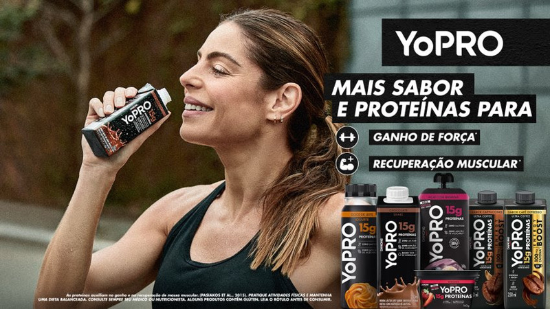 YoPRO reforça importância da proteína em nova campanha #CadaYoPROConta