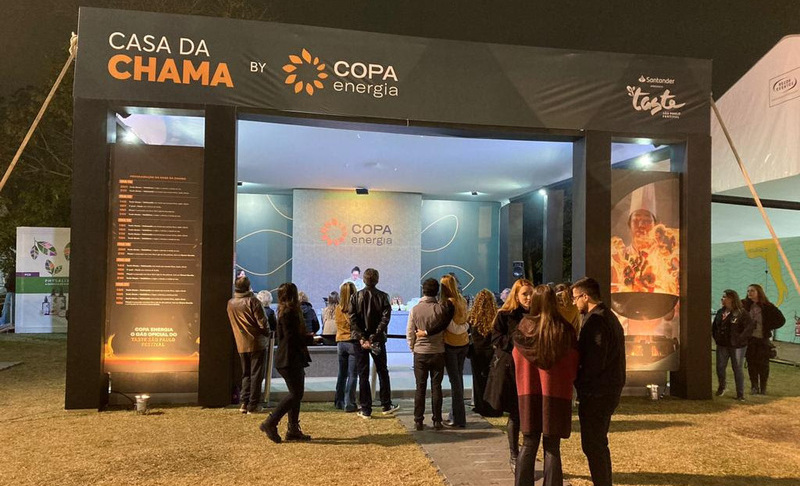 Copa Energia oferece experiência de sustentabilidade e conforto no Taste São Paulo Festival