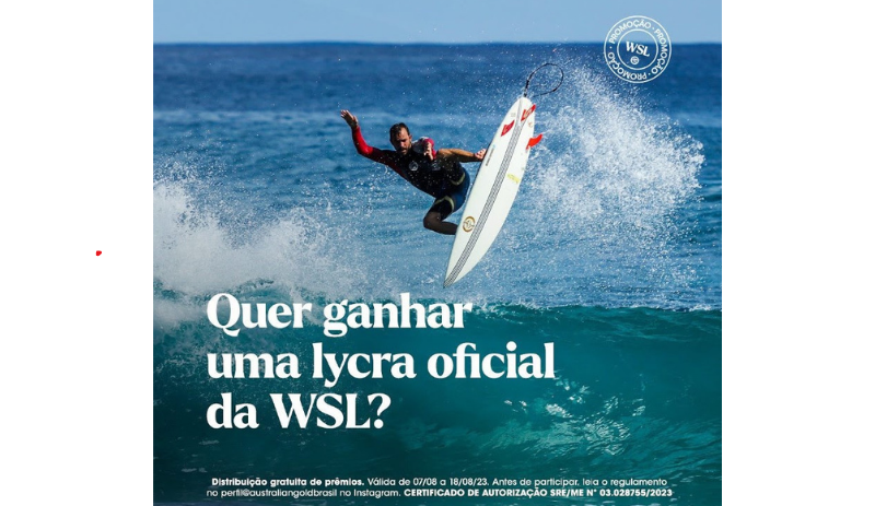 Australian Gold distribui lycras oficiais de surfistas da WSL