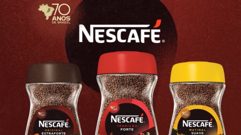 Nescafé celebra 70 Anos no Brasil com embalagens comemorativas