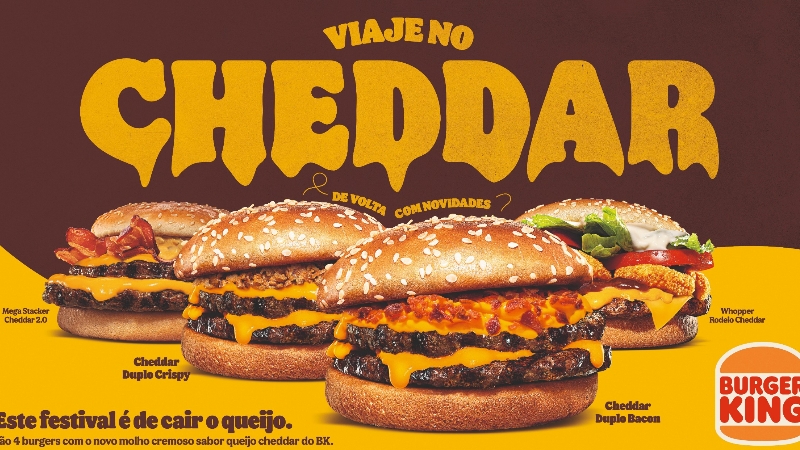 Burger King vai distribuir molho cheddar de graça na Avenida Paulista neste domingo