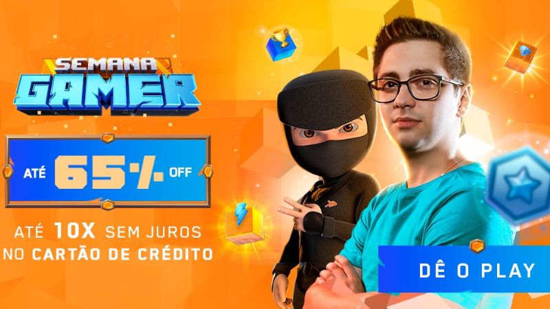 KaBuM! cria semana de promoções com até 65% de desconto e batalha de Minecraft