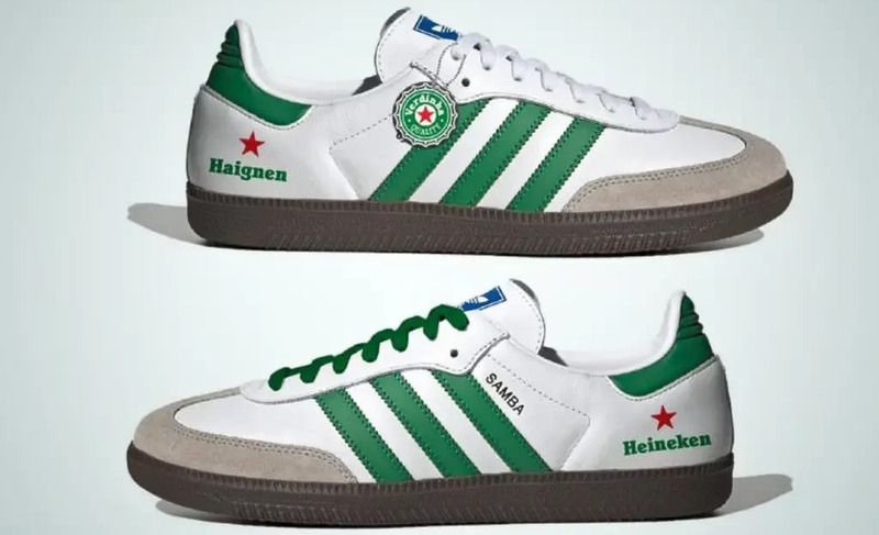 Adidas celebra 150 anos da Heineken em collab