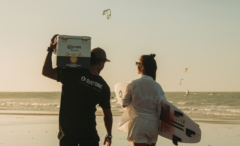 Cerveja Corona apoia Sertões Kitesurf e marca Duotone