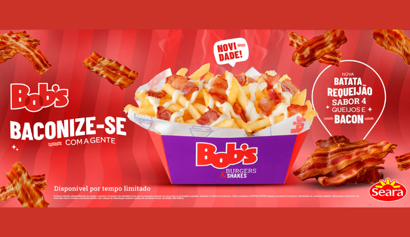 Bob’s comemora Dia do Bacon com bacon grátis e novos produtos