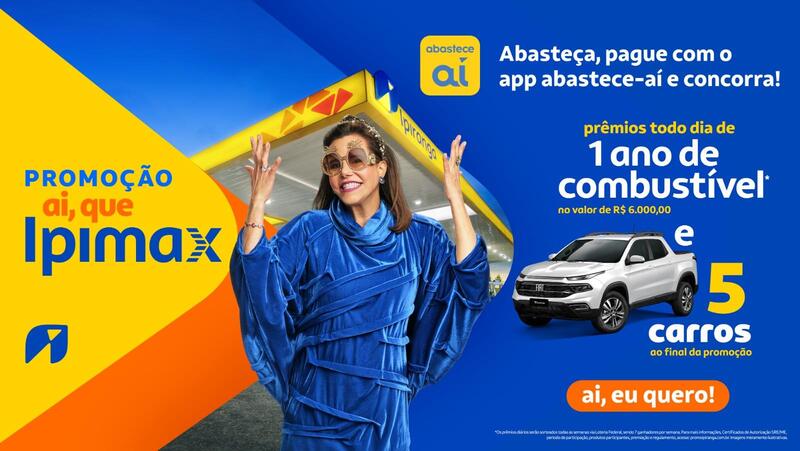 Ipiranga lança promoção 'Ai, que Ipimax'