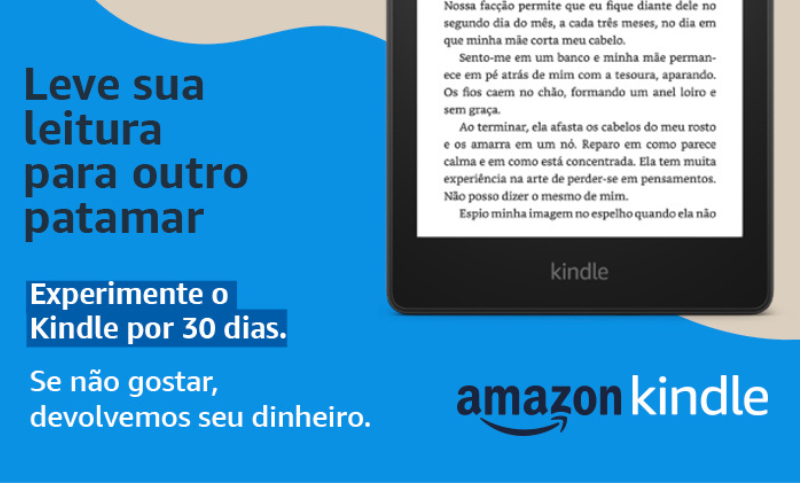 Kindle celebra a literatura brasileira em campanha