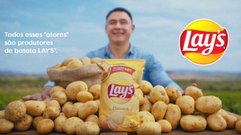 Lays reforça que é feita com batata de verdade