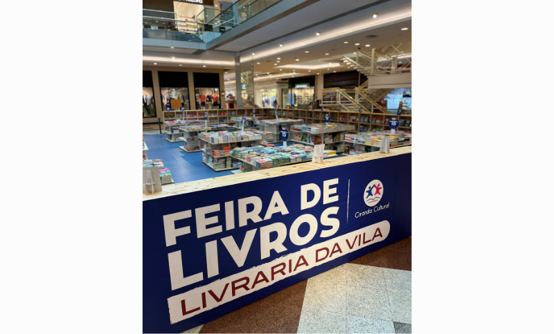 Livraria da Vila realiza sua Feira de Livros no Shopping Anália Franco