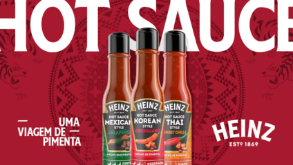 Heinz apresenta trio de pimentas com aposta em nova categoria