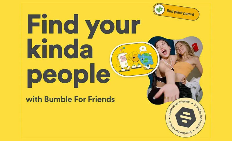 Bumble For Friends está disponível no Brasil