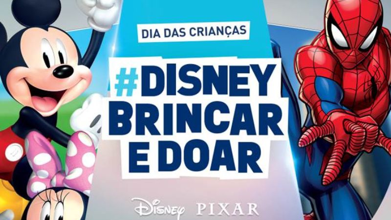 Disney transforma brinquedos em doações para o Dia das Crianças