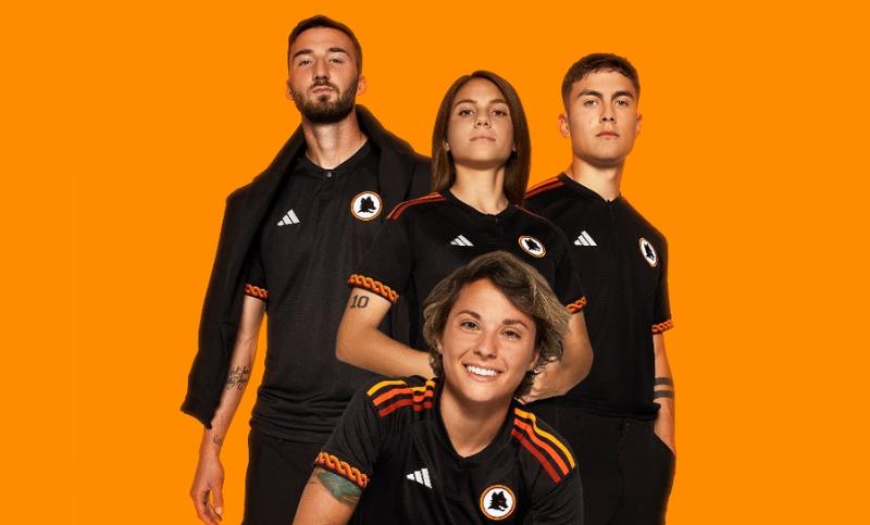 adidas e AS Roma apresenta uniforme para a temporada 2023/24