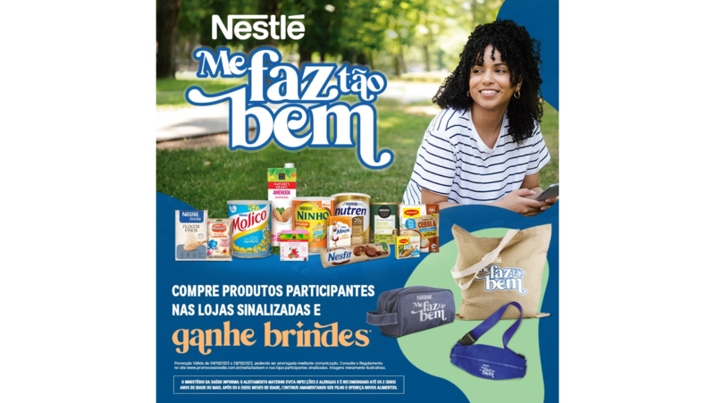 `Nestlé me faz tão bem` traz prêmios instantâneos e experiências aos consumidores