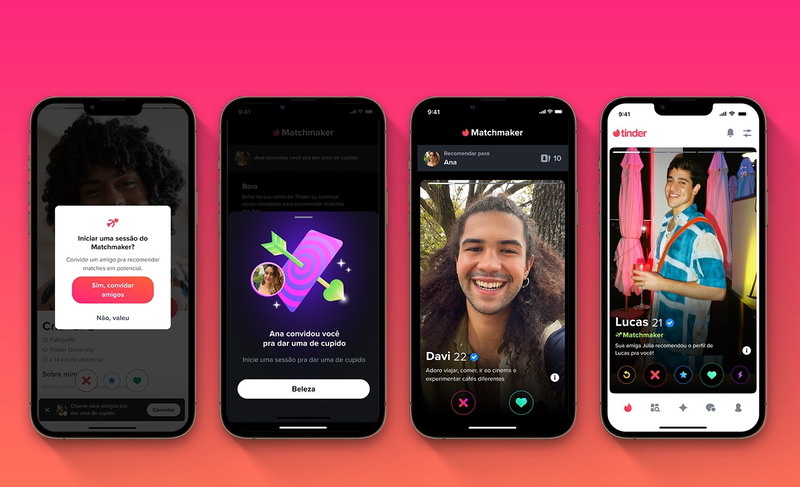 Tinder apresenta novo recurso Matchmaker