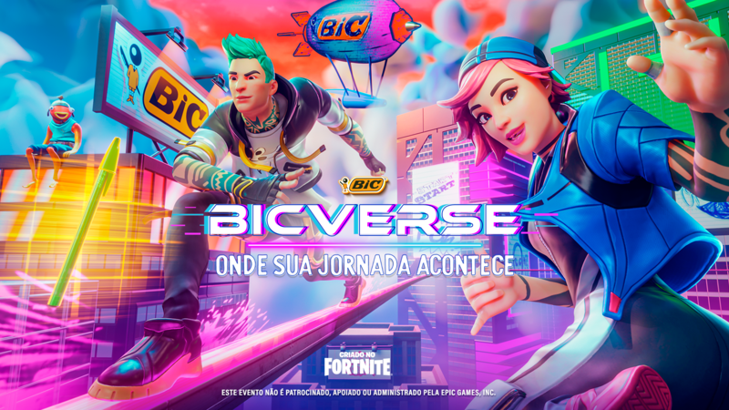 BICVERSE marca chegada da BIC ao metaverso com gameplay épica no Fortnite