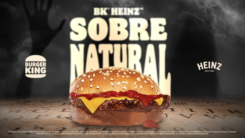 Burger King e Heinz apresentam novo sanduíche de Halloween