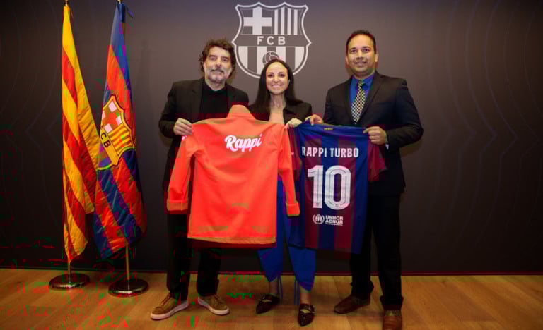 Rappi e FC Barcelona fazem acordo válido por 3 anos
