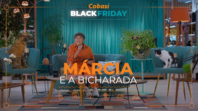 Cobasi traz Márcia Sensitiva em nova campanha para a Black Friday