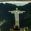 Fluminense vestiu camisa no Cristo Redentor em homenagem ao título da Libertadores