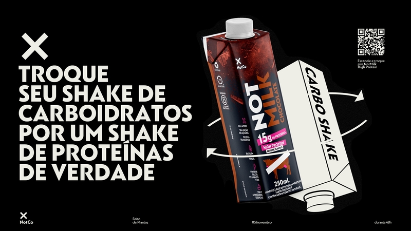 NotCo faz recall de shakes de proteína de marcas concorrentes