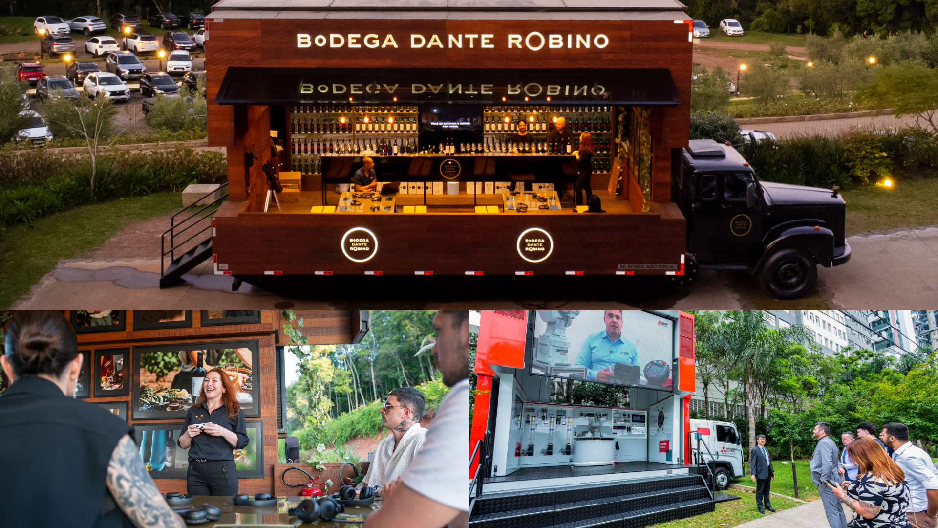 Brandtruck conquista Adama, Bodega Dante Robino e Mitsubishi Electric