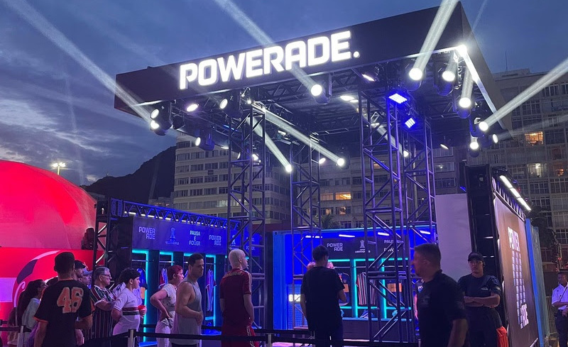 Powerade teve Fan Zone no Rio de Janeiro para final da Libertadores