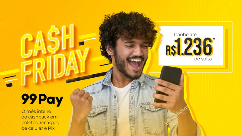 99Pay turbina cashback durante todo o mês da Black Friday