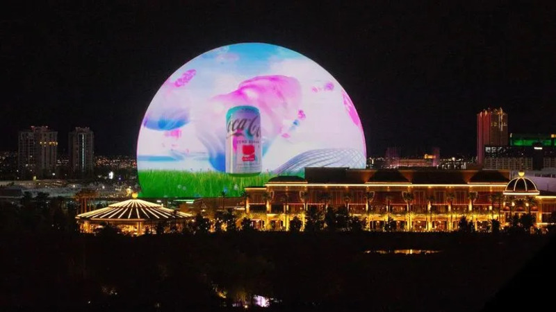 Coca-Cola levou experiência da Y3000 à Sphere de Las Vegas