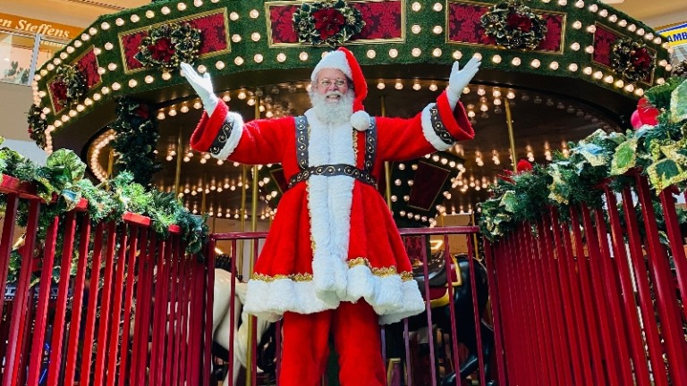 Papai Noel chega ao RioMar Aracaju