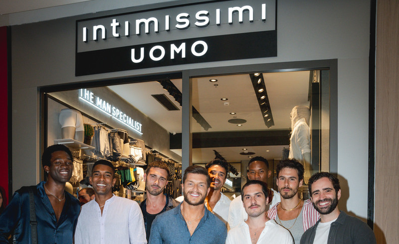 Intimissimi Uomo inaugurou primeira loja no Brasil com evento no Shopping Morumbi