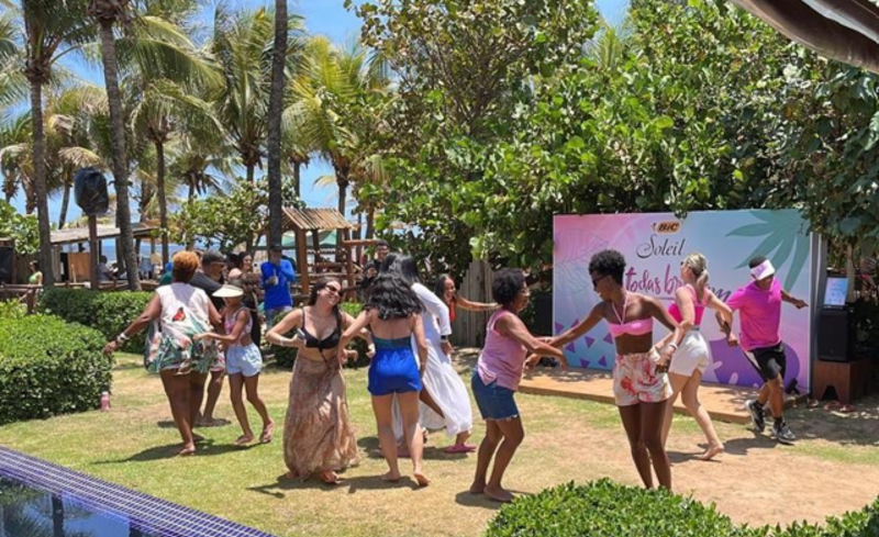 BIC Soleil promoveu evento com aulas de zumba e yoga em Salvador