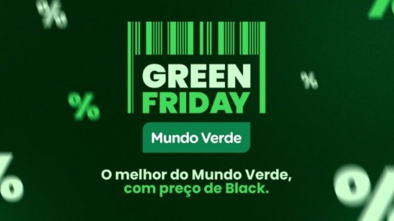 Mundo Verde divulga Green Friday com descontos em marcas próprias e parceiros