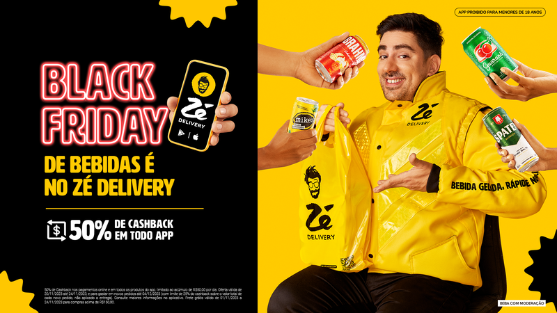 Zé Delivery tem maiores descontos de sua história na Black Friday