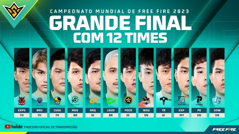 Mundial de Free Fire | FFWS 2023 Bangkok acontece neste fim de semana