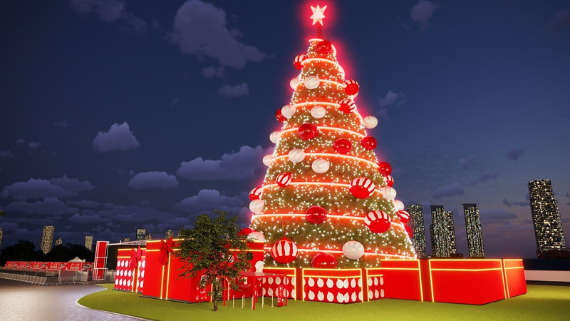 Coca-Cola FEMSA Brasil instala árvore de Natal no Parque Villa-Lobos