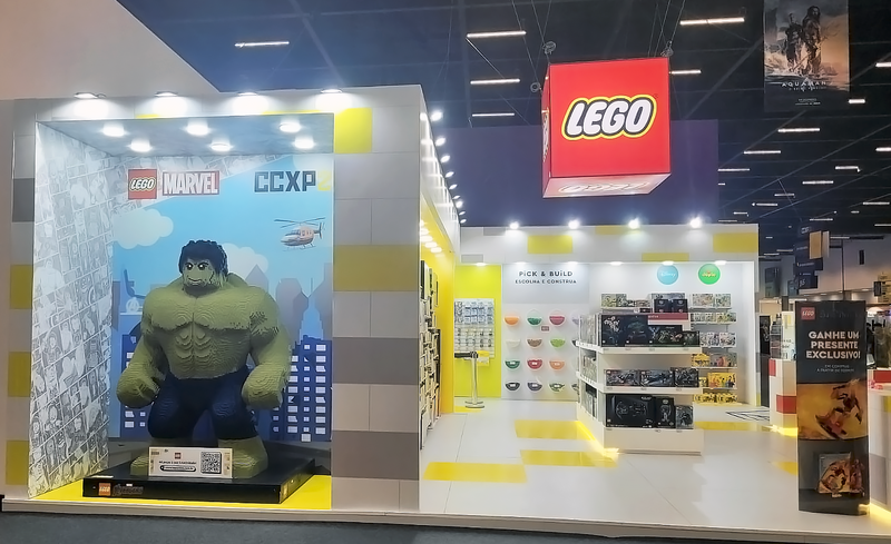 Lego tem pop-up store com novidades imperdíveis na CCXP