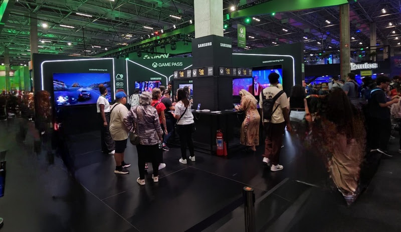 Samsung participou da CCXP23 no estande do Xbox