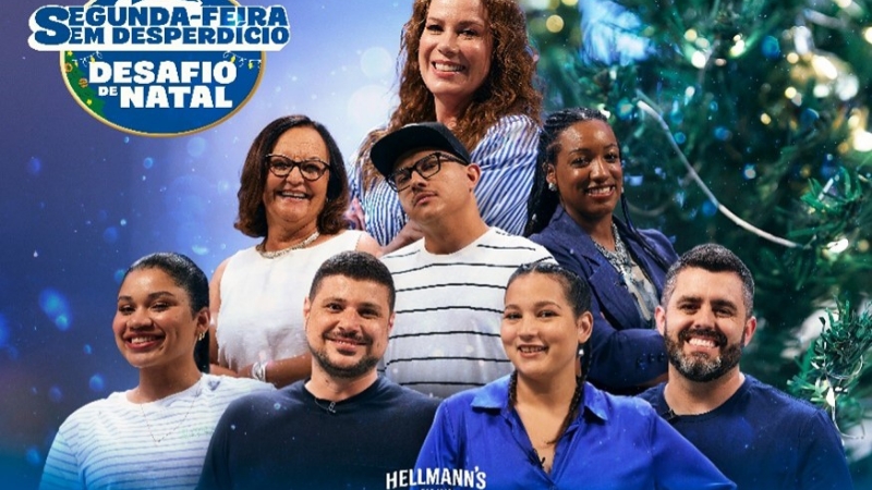 Hellmann's estreia reality culinário de Natal contra desperdício de comida