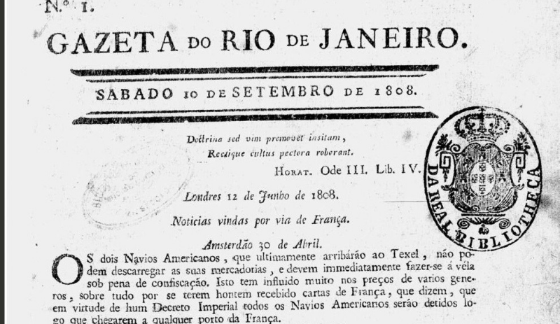 10 - Dia da Fundação do 1º Jornal do Brasil