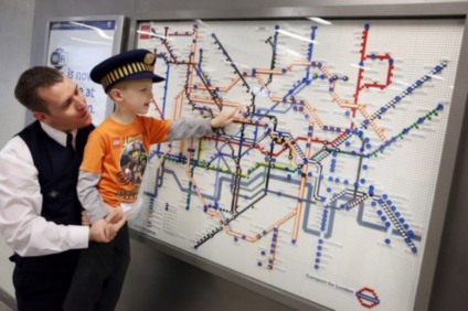 Londres ganha mapas feitos de blocos Lego