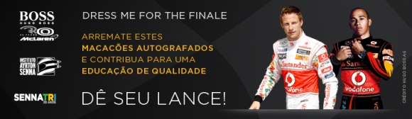 Leilão dos uniformes da McLaren na reta final