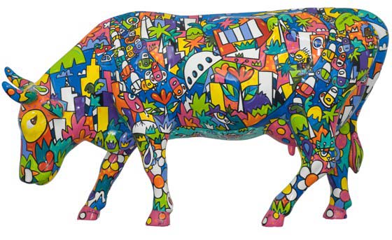 Leilão da Cow Parade arrecadou mais de R$ 1 milhão