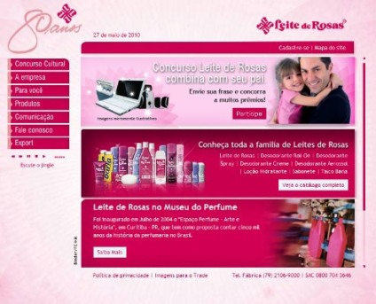 Leite de Rosas faz promoção para Dia dos Pais